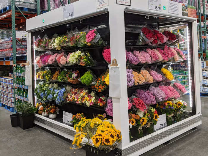 Costco has an option for those who want to say it with flowers.