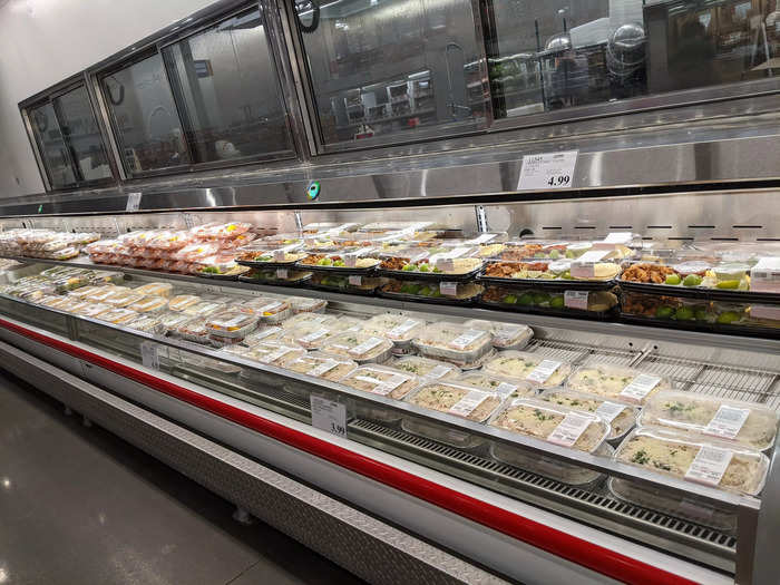 The heat-and-eat meal selection is where Costco really shines.