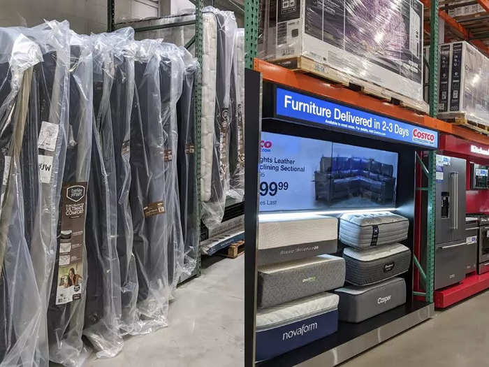 Bedding, furniture, and appliances are merchandised differently.