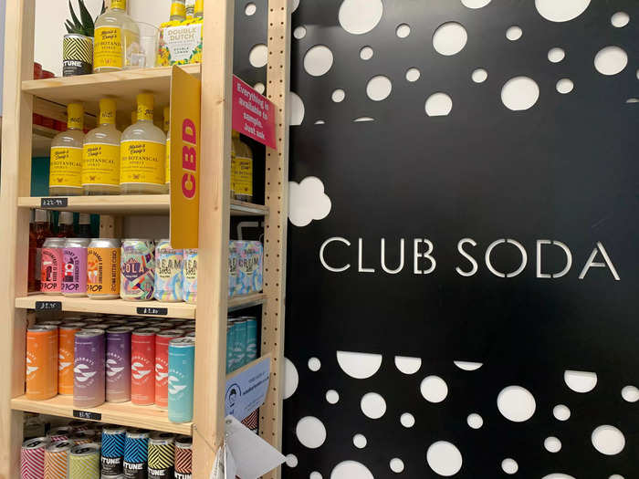 It was opened by the mindful drinking organization, Club Soda, to showcase the range of non-alcoholic beverages on the market.