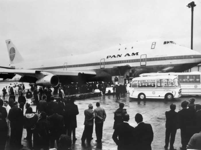 Airlines could cut fares by packing over 300 passengers in the double-decker plane, which had the lowest seat-mile cost in the industry at the time. The world