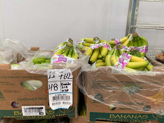 Bananas are a good deal though, at just 43 cents per pound.