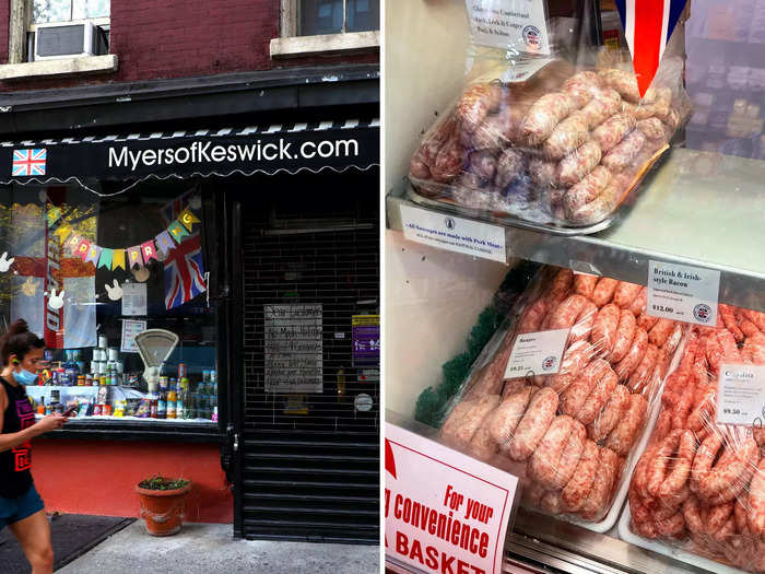 I was able to snag some real Irish bacon and bangers from a specialty food shop in Manhattan.