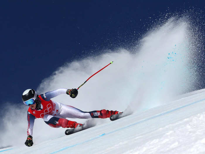 2/14: Isabella Wright of Team USA skis during the Women