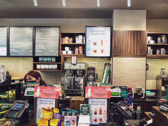 In Singapore, Starbucks has a line of iced teas that can