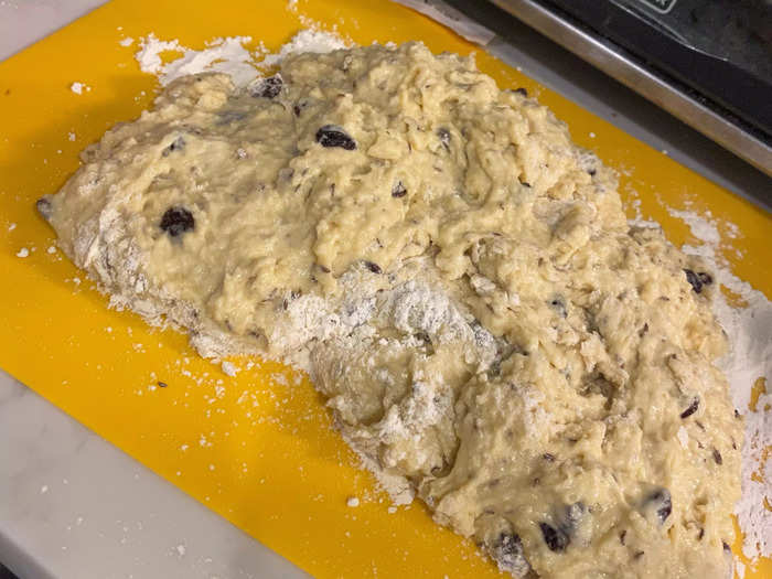 The dough ate up the flour faster than I could