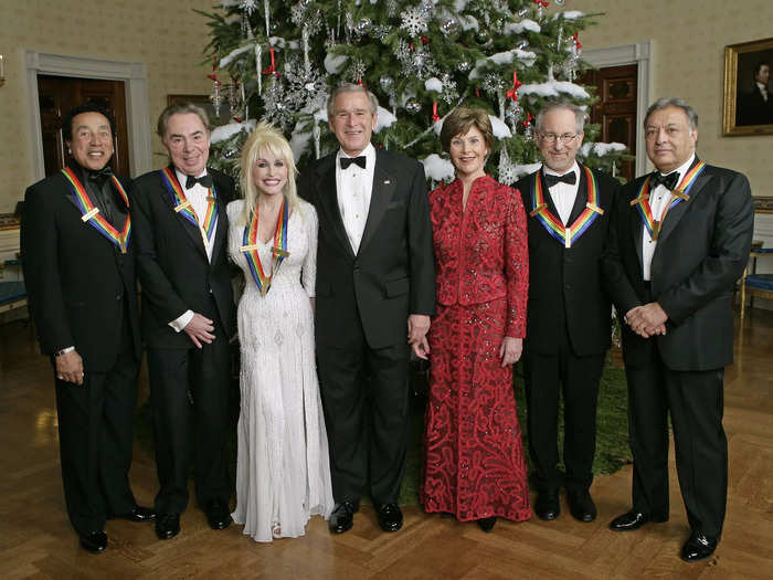 Laura Bush wore an off-the-rack gown that three other women also wore to the 2006 Kennedy Center Honors.