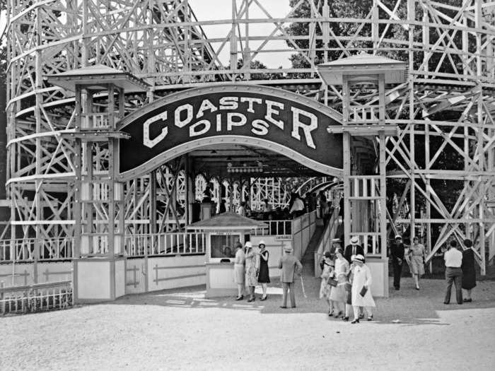 The park housed several rides and attractions, including seven roller coasters, an arcade, and a pool, according to Atlas Obscura.