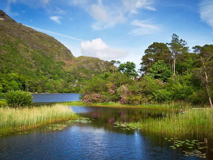 Connemara National Park offers a number of scenic routes and hiking trails.