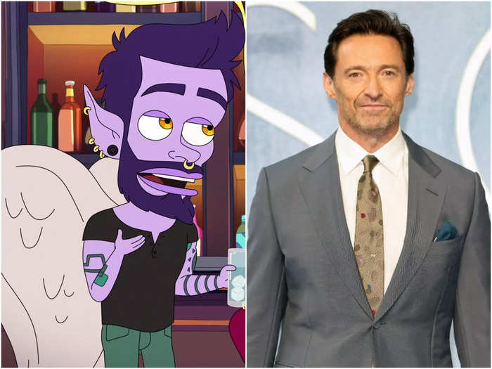 Hugh Jackman is the voice behind the sexy Addiction Angel Dante.