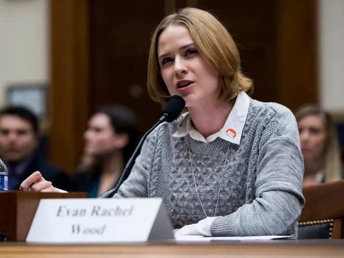 Evan Rachel Wood testified as a witness for a hearing about the Sexual Assault Survivors