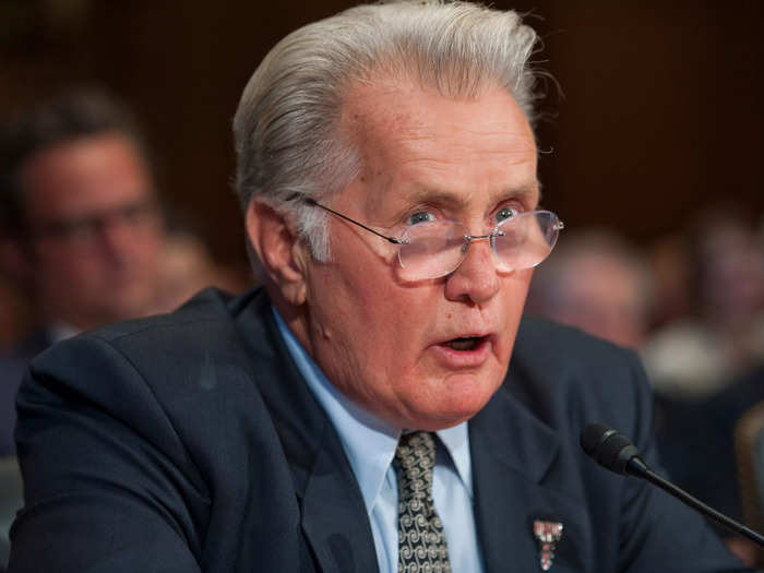 Martin Sheen testified before the Senate Judiciary Subcommittee on Crime and Terrorism in favor of drug courts in 2011.