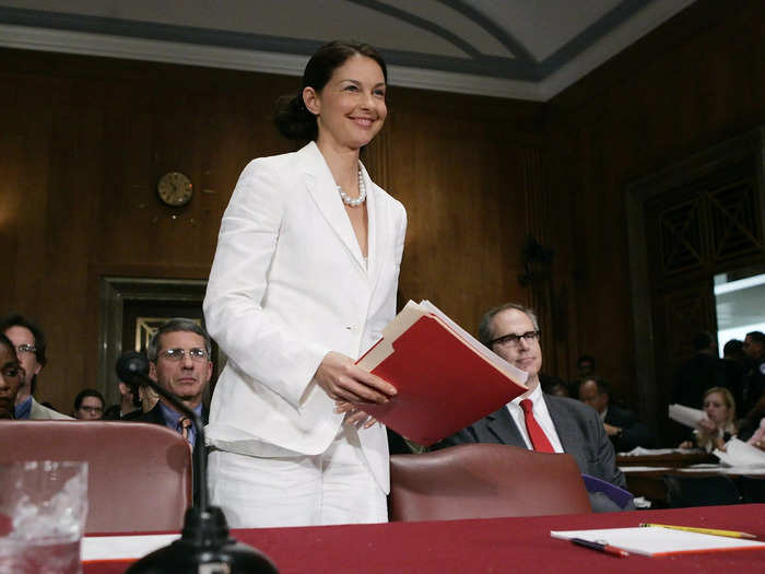 In 2005, Ashley Judd advocated for the development of an HIV/AIDS vaccine in a Senate Foreign Relations Committee hearing.