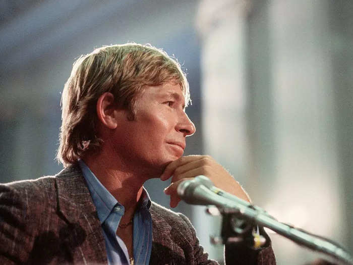 John Denver defended artistic freedom at a Senate committee hearing in 1985 debating the possible government regulation of "objectionable" lyrics.