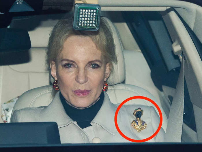 Princess of Michael of Kent was criticized for wearing a racist brooch to a Christmas banquet at Buckingham Palace in 2017.