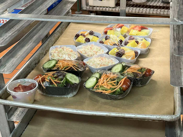 While chefs prepare entrees, Gate Gourmet also employs dozens of other workers who are responsible for preparing snacks, light meals, and side dishes, like fruit ...