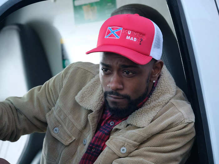 Darius (LaKeith Stanfield) is at prophetic peace.