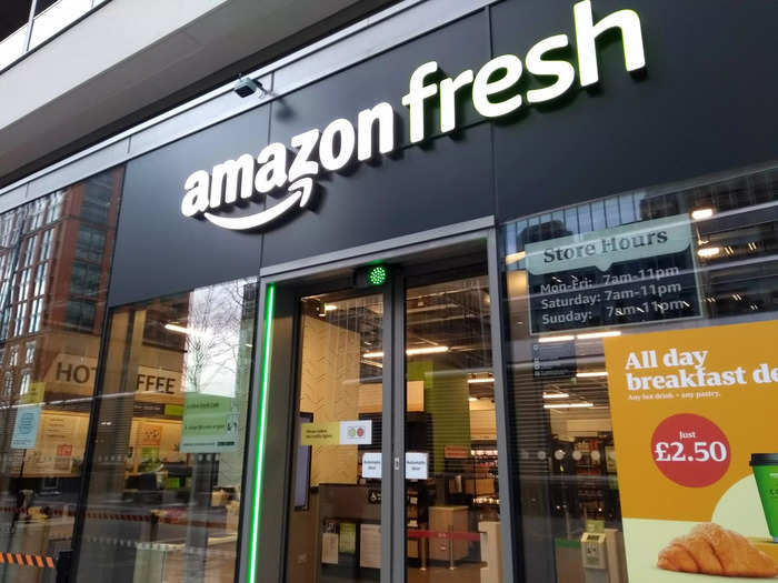 The ecommerce giant now has 17 stores across London, which operate under its Amazon Fresh brand and use Amazon