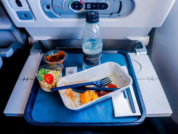 Rafreedie told Insider that most of the meals will be served to passengers in the containers they come in, like those traveling in economy or premium economy.