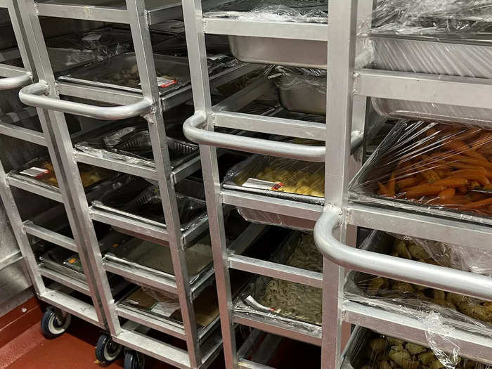 The cooling process, which includes putting the meals in front of a blast chiller, is very specific, but essential for keeping the food safe, fresh, and healthy.