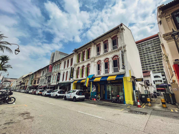 Chinatown is also popular with backpackers. Mosque Street (pictured below) is home to some of the city-state