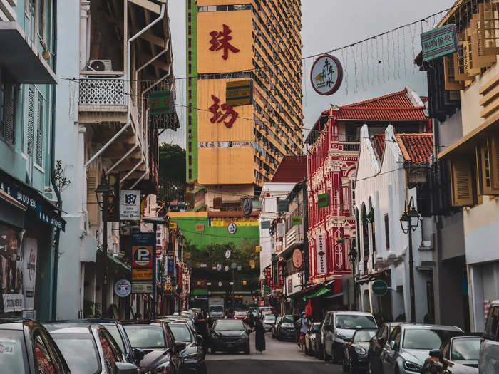 Chinatown is one of the most popular tourist destinations in Singapore.