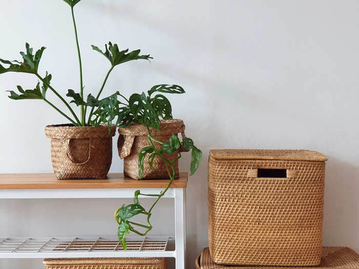 Rattan is a trending material with a natural vibe.