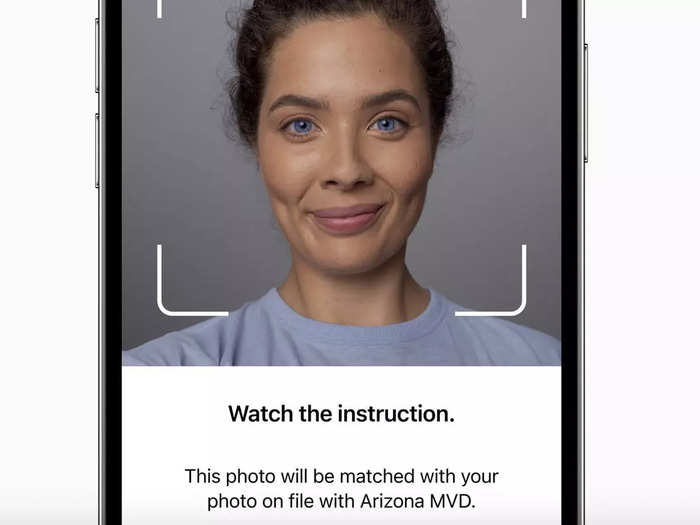 …and taking a selfie to match the user