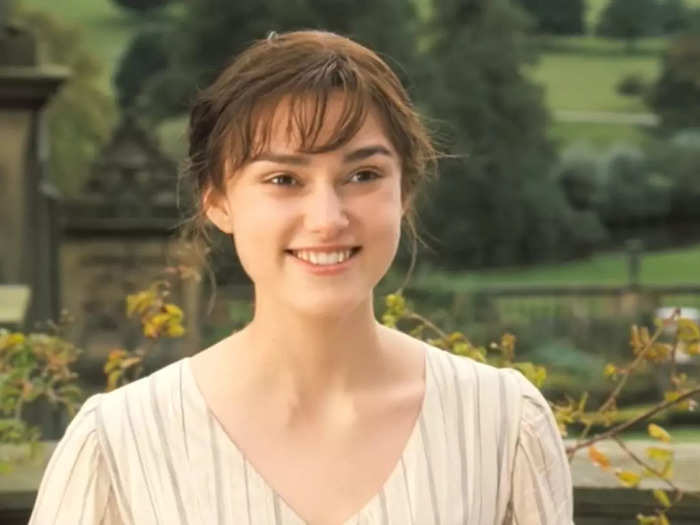 Knightley received an Academy Award nomination for her role as Elizabeth Bennet in "Pride and Prejudice" (2005).