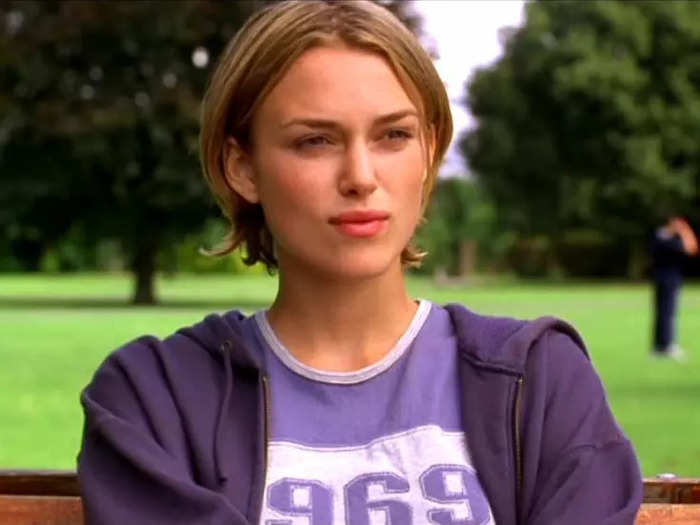 Knightley played Jules in "Bend It like Beckham" (2003).