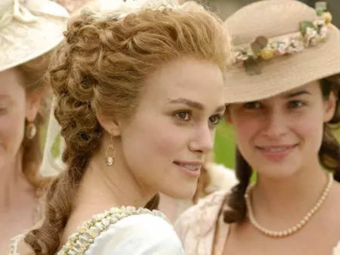 The actress played Georgiana, the Duchess of Devonshire, in "The Duchess" (2008).