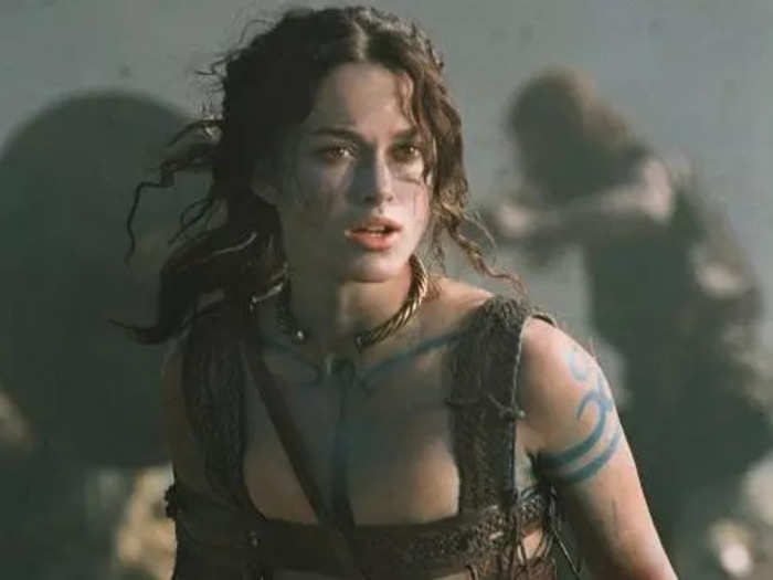 Knightley was the leading lady in "King Arthur" (2004).