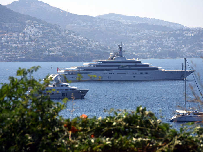 You can see interior photos of the luxury yacht at Boat International