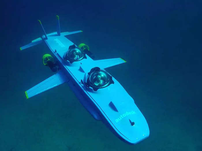 The vessel has amenities to rival any ship on the sea — like its own mini submersible, perhaps similar to this— able to dive down 150-feet.