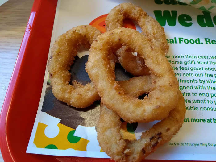 ... including a Vegan Royale, Vegan Katsu Chicken Royale, onion rings, and vegan nuggets.