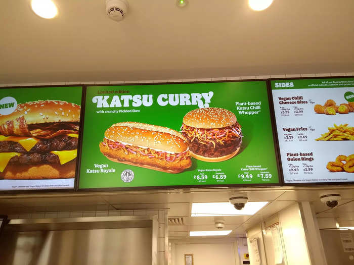 The Plant-Based Whopper, as well as Burger King