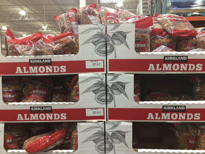 Buying almonds in bulk from a store like Costco could offer further savings.