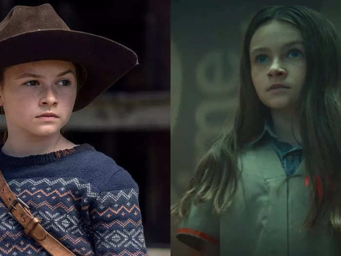 Cailey Fleming has played an aged up Judith in the zombie apocalypse since season nine. She made a surprise appearance on "Loki."