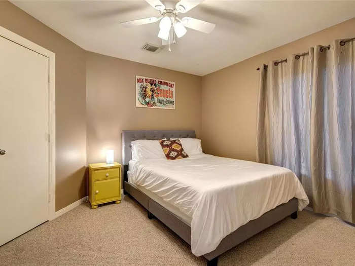 The property has two bedrooms mirroring the layout of Monica