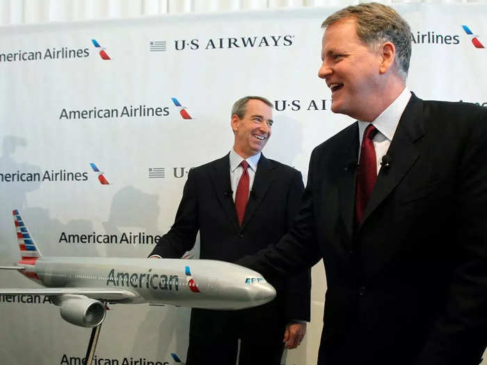 The merge kept the American Airlines brand but placed US Airways