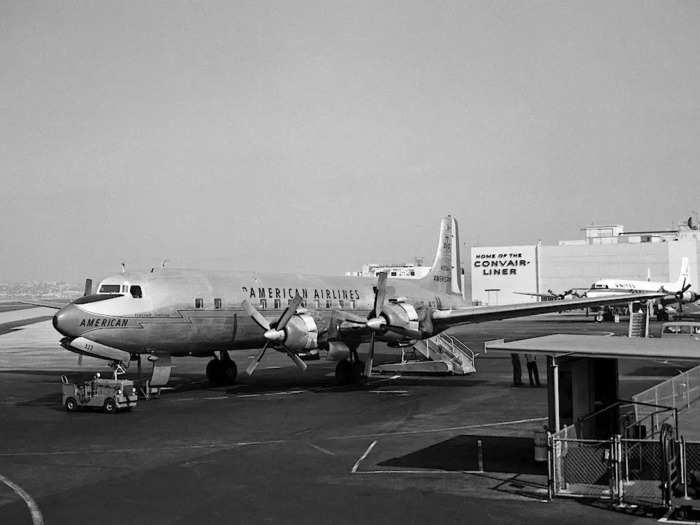 In 1953, American pioneered transcontinental travel using the DC-7 between New York and Los Angeles. It was the first airliner to operate the route in both directions.