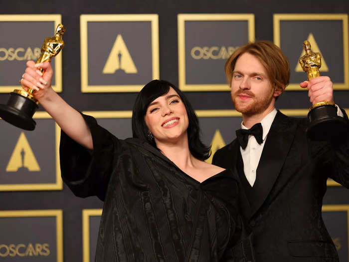 Billie Eilish, who won for best original song, is the first Oscar winner born in the 21st century.