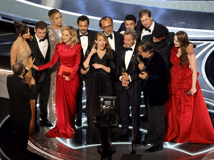 "CODA" won the Oscar for best picture, making Apple TV+ the first streaming service to win the top award.