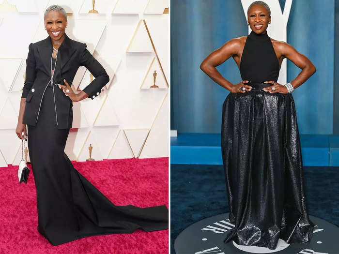 Cynthia Erivo wore opposite styles at the award events — and the second was better.