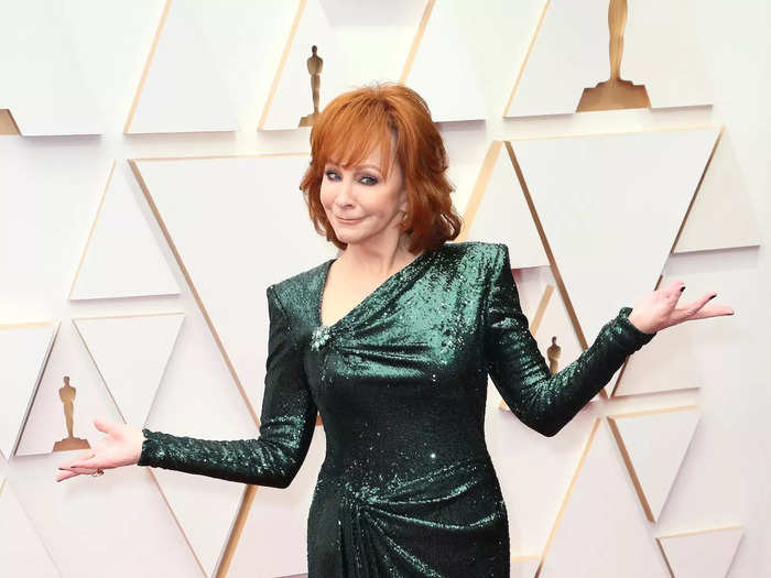 The color and fabric combination of Reba McEntire