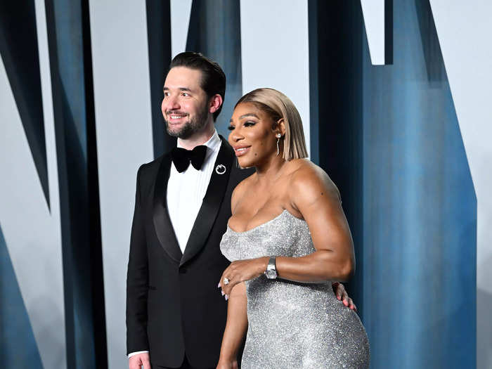 Serena Williams and Alexis Ohanian showed out in dazzling ensembles to party.