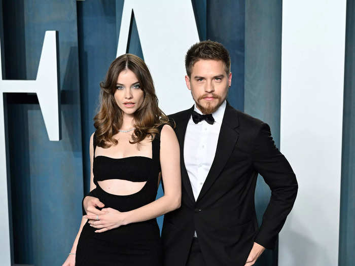 Barbara Palvin and Dylan Sprouse attended in sleek all-black looks.