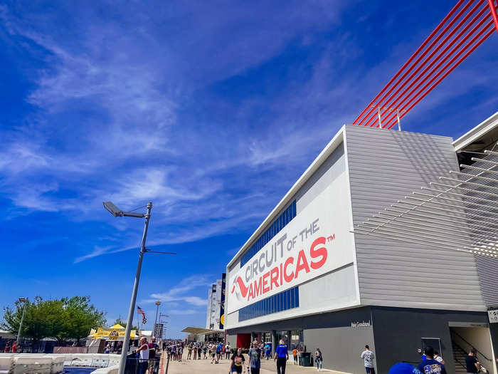 I arrived early for the Texas Grand Prix at Austin