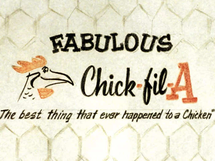 Before Chick-fil-A began using a cow as its mascot, the chain was represented by — perhaps unsurprisingly — a chicken.