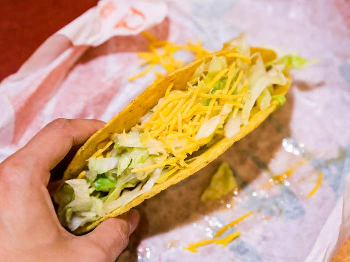 When the first value menu launched, Taco Bell priced a taco at just 39 cents.